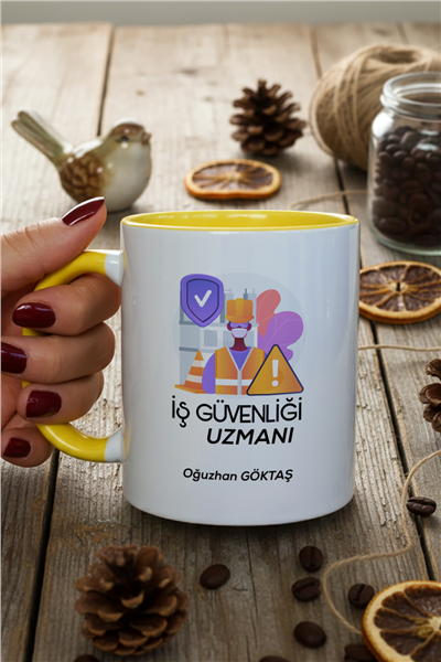 İş Güvenliği Uzmanı Kişiye Özel Kupa Bardak Standart