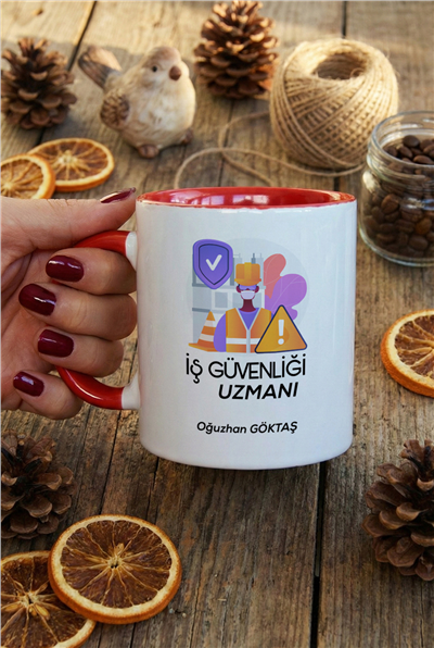 İş Güvenliği Uzmanı Kişiye Özel Kupa Bardak Standart