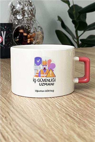 İş Güvenliği Uzmanı Kişiye Özel Lüks Fincan