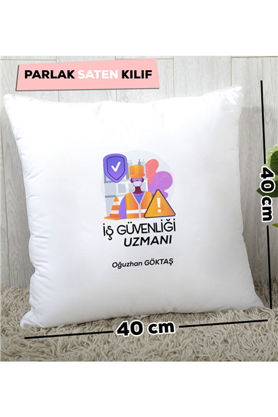 İş Güvenliği Uzmanı Kişiye Özel Yastık