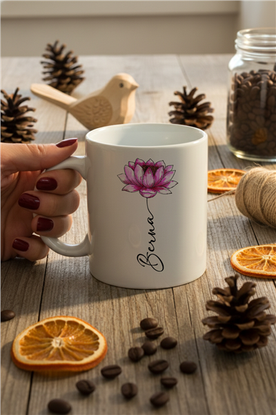 İsimli Nilüfer Kişiye Özel Kupa Bardak Standart