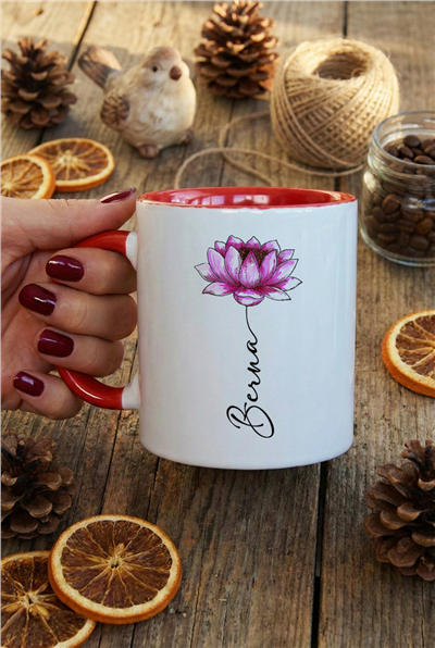 İsimli Nilüfer Kişiye Özel Kupa Bardak Standart