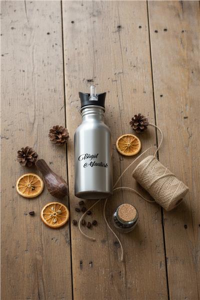 İsme Özel Kişiye Özel Pipetli Matara