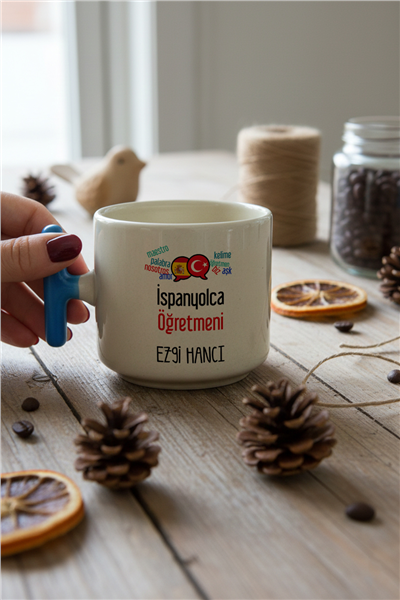 İspanyolca Öğretmeni Kişiye Özel T Kupa
