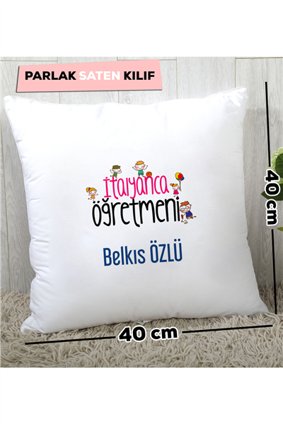 İtalyanca Öğretmeni Kişiye Özel Yastık