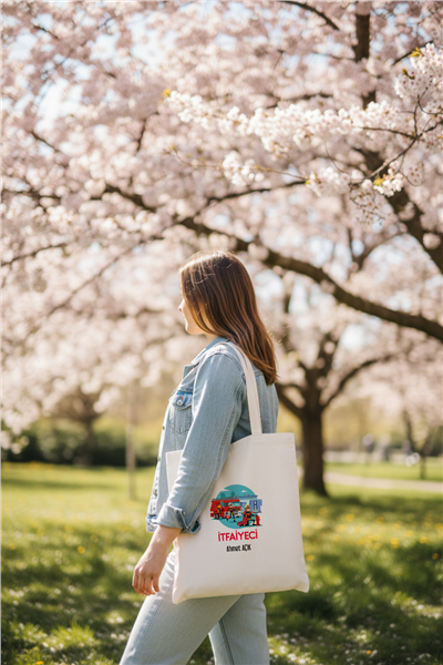 İtfaiyeci Kişiye Özel Bez Çanta