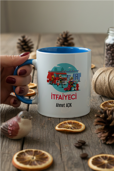 İtfaiyeci Kişiye Özel Kupa Bardak Standart