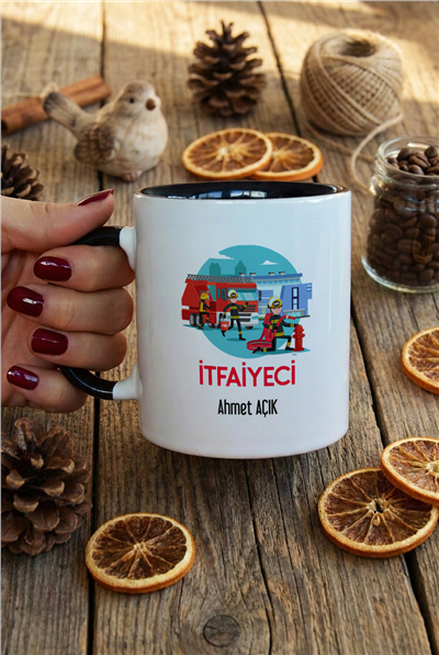 İtfaiyeci Kişiye Özel Kupa Bardak Standart