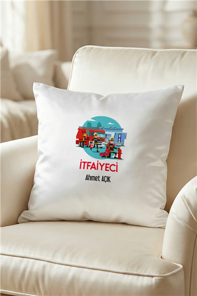 İtfaiyeci Kişiye Özel Yastık