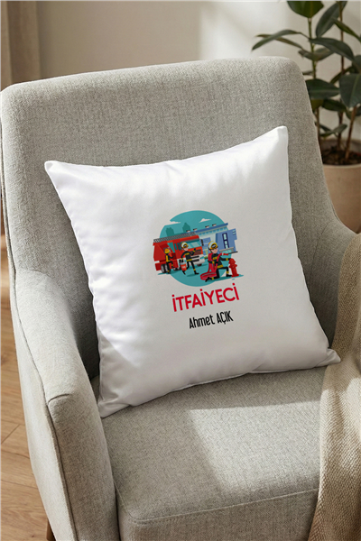 İtfaiyeci Kişiye Özel Yastık