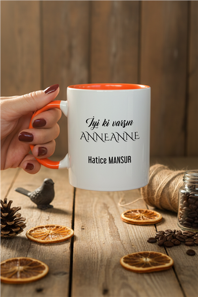 İyi Ki Varsın Anneanne Kişiye Özel Kupa Bardak Standart