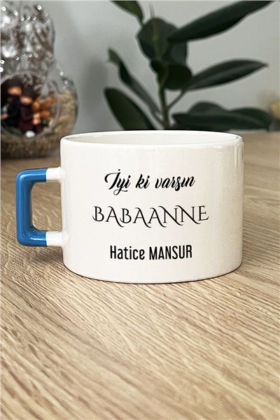İyi Ki Varsın Babaanne Kişiye Özel Lüks Fincan