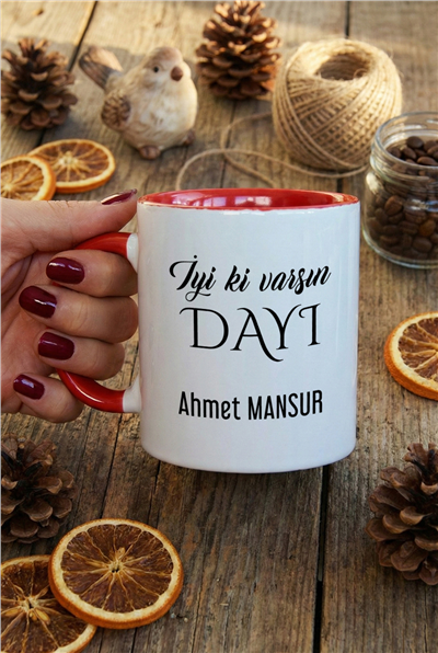 İyi Ki Varsın Dayı Kişiye Özel Kupa Bardak Standart
