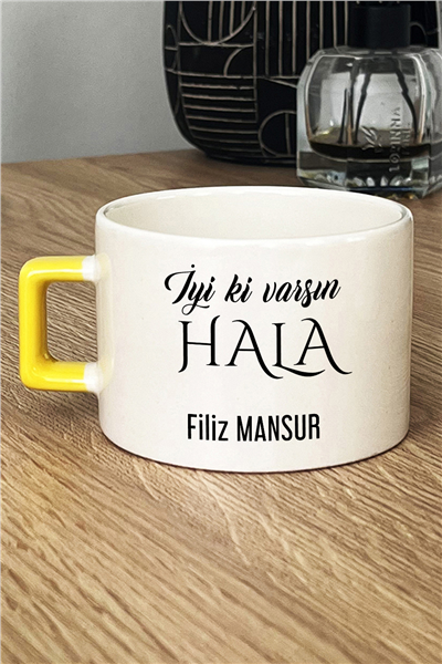 İyi Ki Varsın Hala Kişiye Özel Lüks Fincan