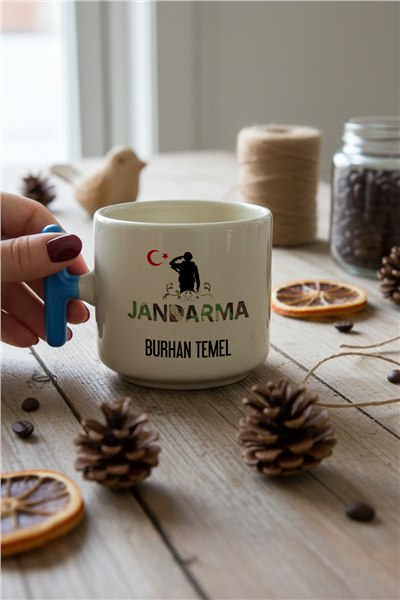 Jandarma Kişiye Özel T Kupa