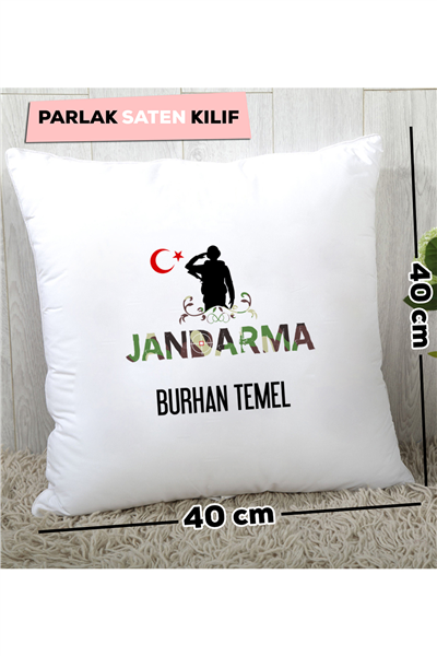 Jandarma Kişiye Özel Yastık