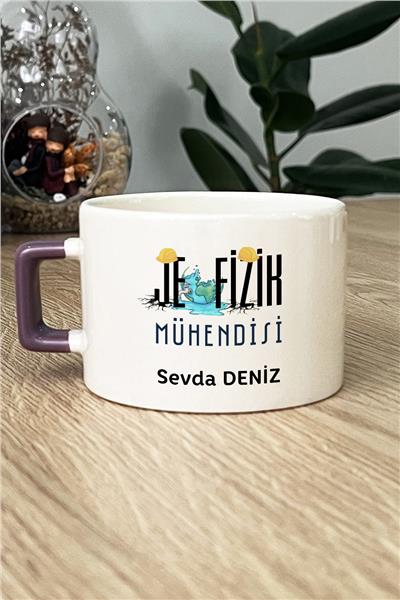 Jeofizik Mühendisi Kişiye Özel Lüks Fincan