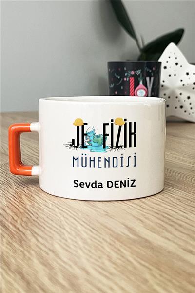 Jeofizik Mühendisi Kişiye Özel Lüks Fincan