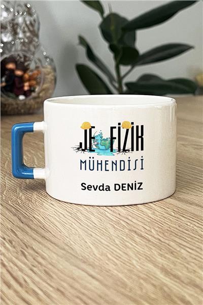 Jeofizik Mühendisi Kişiye Özel Lüks Fincan