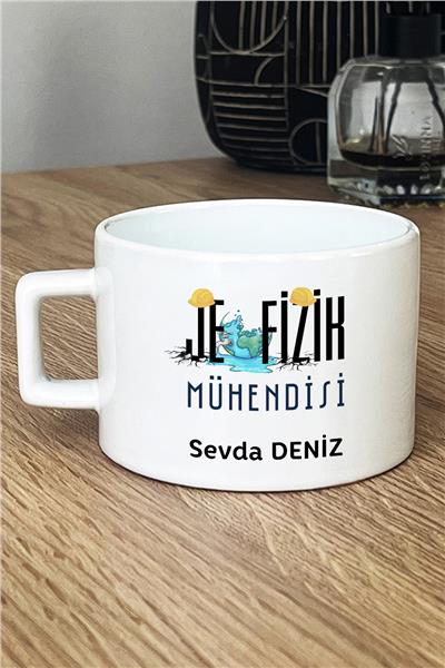 Jeofizik Mühendisi Kişiye Özel Lüks Fincan