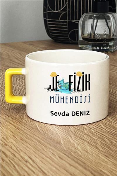 Jeofizik Mühendisi Kişiye Özel Lüks Fincan