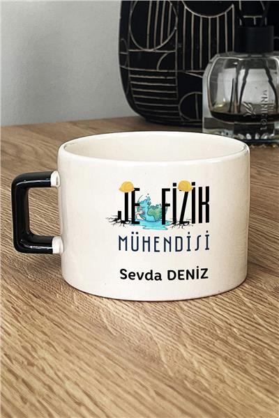 Jeofizik Mühendisi Kişiye Özel Lüks Fincan