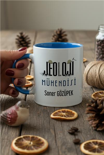Jeoloji Mühendisi Kişiye Özel Kupa Bardak Standart