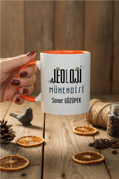 Jeoloji Mühendisi Kişiye Özel Kupa Bardak Standart