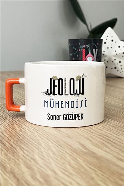 Jeoloji Mühendisi Kişiye Özel Lüks Fincan