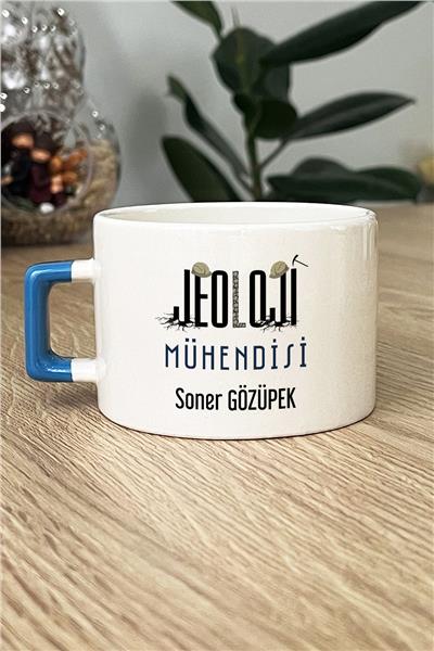 Jeoloji Mühendisi Kişiye Özel Lüks Fincan