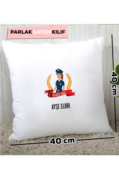 Kadın Polis Kişiye Özel Yastık