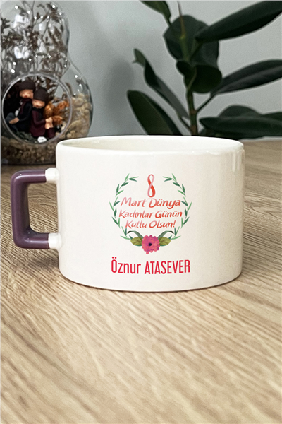 Kadınlar Günü Kişiye Özel Lüks Fincan
