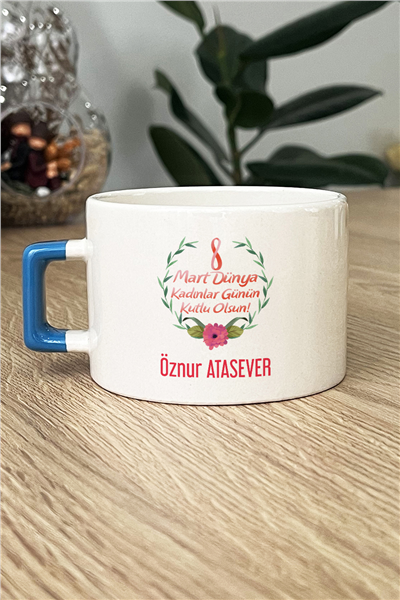 Kadınlar Günü Kişiye Özel Lüks Fincan