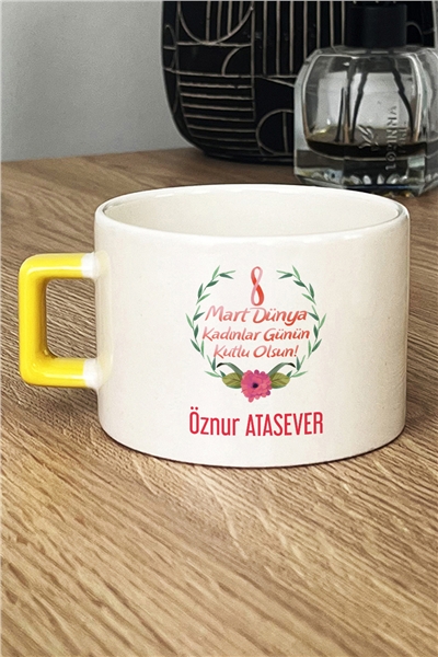 Kadınlar Günü Kişiye Özel Lüks Fincan