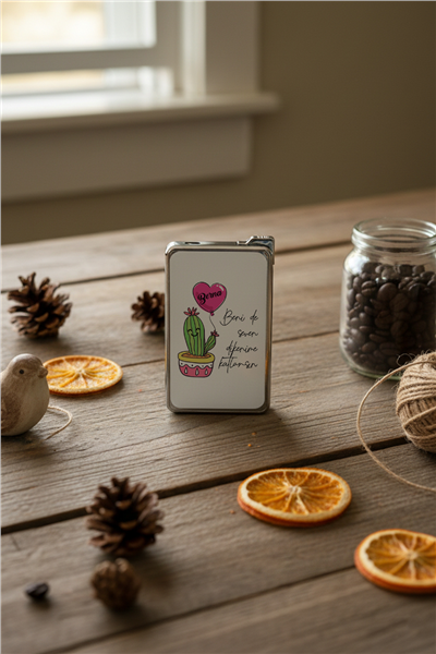 Kaktüs Kişiye Özel Çakmak