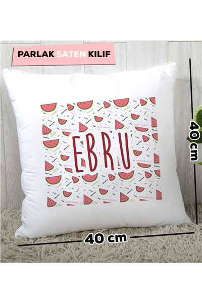 Karpuz Desenli Kişiye Özel Yastık