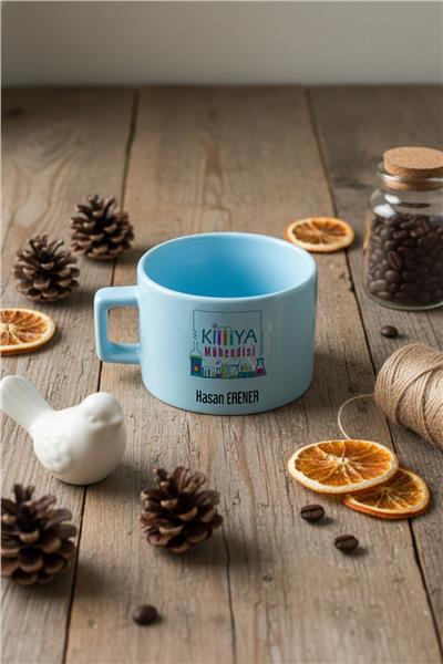 Kimya Mühendisi Kişiye Özel Lüks Pastel Fincan