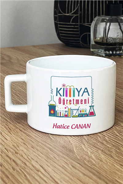 Kimya Öğretmeni Kişiye Özel Lüks Fincan