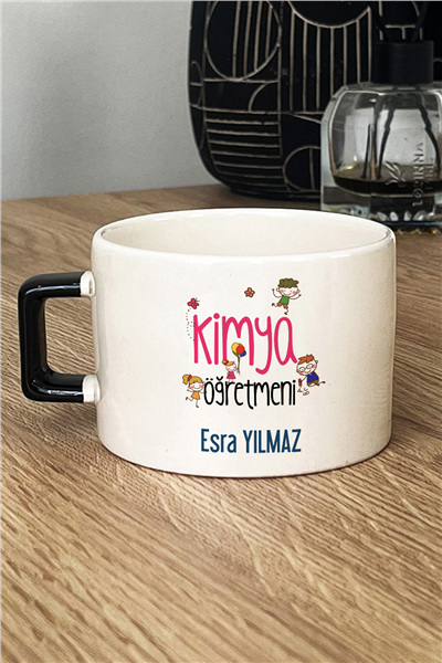 Kimya Öğretmeni Kişiye Özel Lüks Fincan