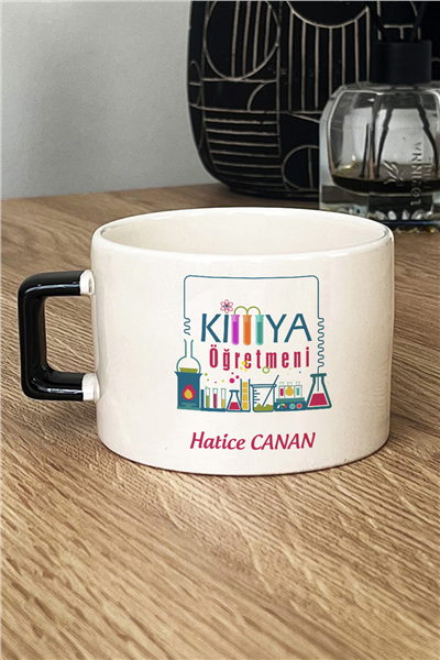 Kimya Öğretmeni Kişiye Özel Lüks Fincan