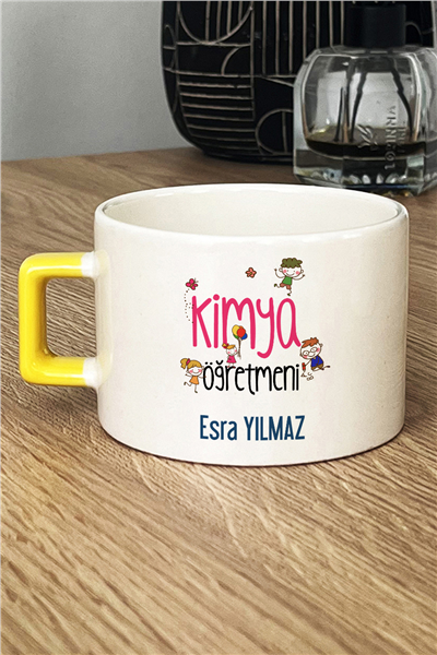 Kimya Öğretmeni Kişiye Özel Lüks Fincan