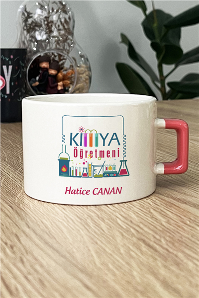 Kimya Öğretmeni Kişiye Özel Lüks Fincan