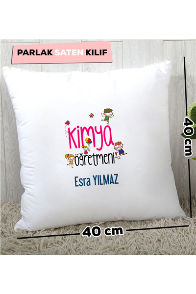 Kimya Öğretmeni Kişiye Özel Yastık