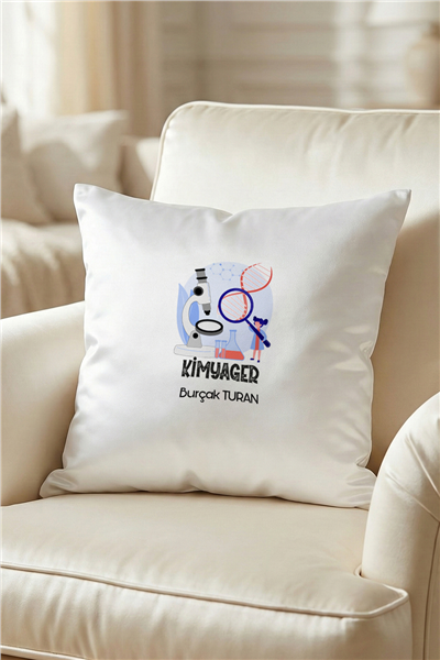 Kimyager Kişiye Özel Yastık
