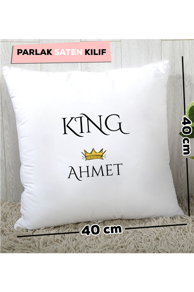 King Kişiye Özel Yastık