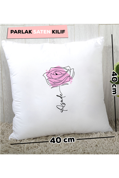 Kişiye Özel İsim Gül Kişiye Özel Yastık