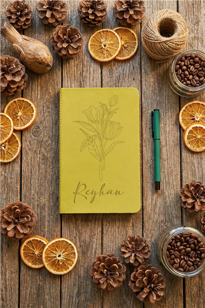 Kişiye Özel İsim Lale Kişiye Özel Defter ve Kalem