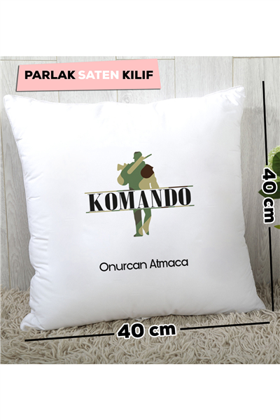 Komando Kişiye Özel Yastık