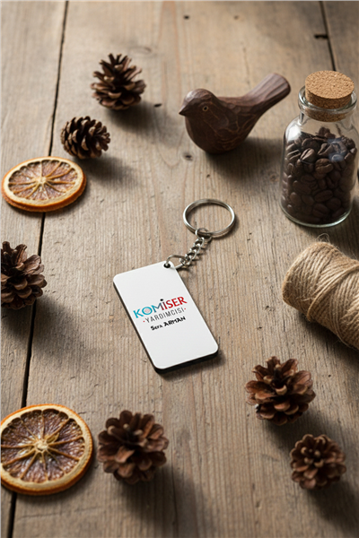 Komiser Yardımcısı Kişiye Özel Anahtarlık