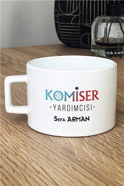 Komiser Yardımcısı Kişiye Özel Lüks Fincan